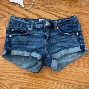 garage jean shorts